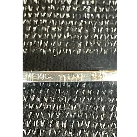 Taxco 925 Sterling Silver Lapis Inlay 7" Bracelet - Picture 4 of 13